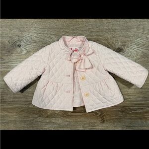 Il Gufo Pink Quilted Baby Jacket 3 month